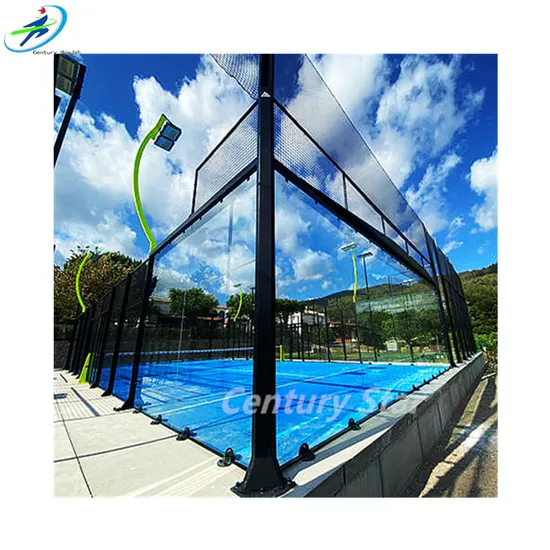 Century Star China Shandong Sports Facilities Panoramicas Pista De Padel Manufacturer Installation