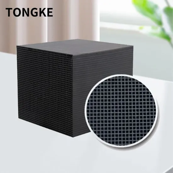 Vocs Removal Air Filter Odor Control Cube Filters Honeycomb Activated Carbon 