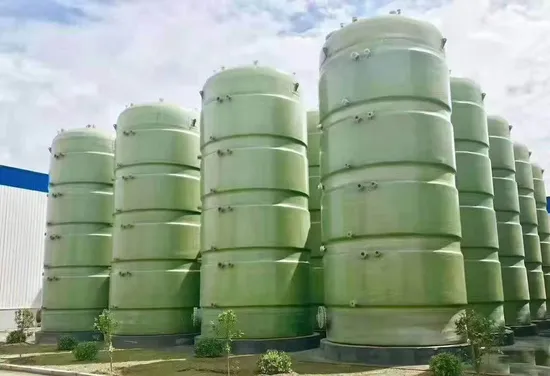 Vertical Storage Tanks Chemical Acid Alkali PVC/FRP Cylinder Tank 