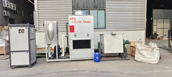 Electric Aps 50kw 100kw 150kw Metal Copper 300kg Aluminum Smelting Equipment with ISO 