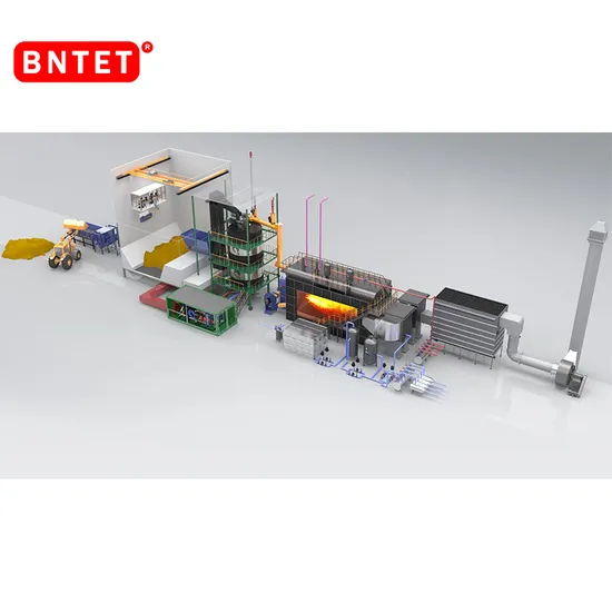 Wood Chip Gassifier Biogas Production Plant 1000m3 Biomass Gasifier 50kw 