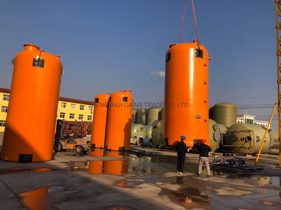 FRP Fiberglass Tank for Storage of Hydrochloric Acid, Caustic Soda etc Chemicals