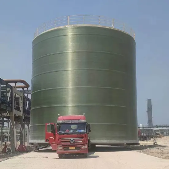 Industrial FRP 99% Nitric Acid Storage Tank, Corrosion Resistant Storage Custom FRP Industrial Storage Tank, Horizontal Large Chemical Storage Tank 