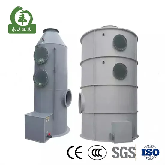 Industrial Desulfurization PP Acid Mist Spray Scrubber PP Polypropylene Equipment Cross Border 