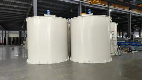 Customized Plastic PP Round Chemical Liquid Storage Polypropylene Tank/Plating Tank 
