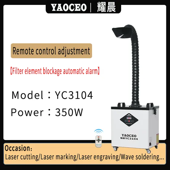 Laser Dust Removal Equipment for Welding, Engraving, Marking, Laser 